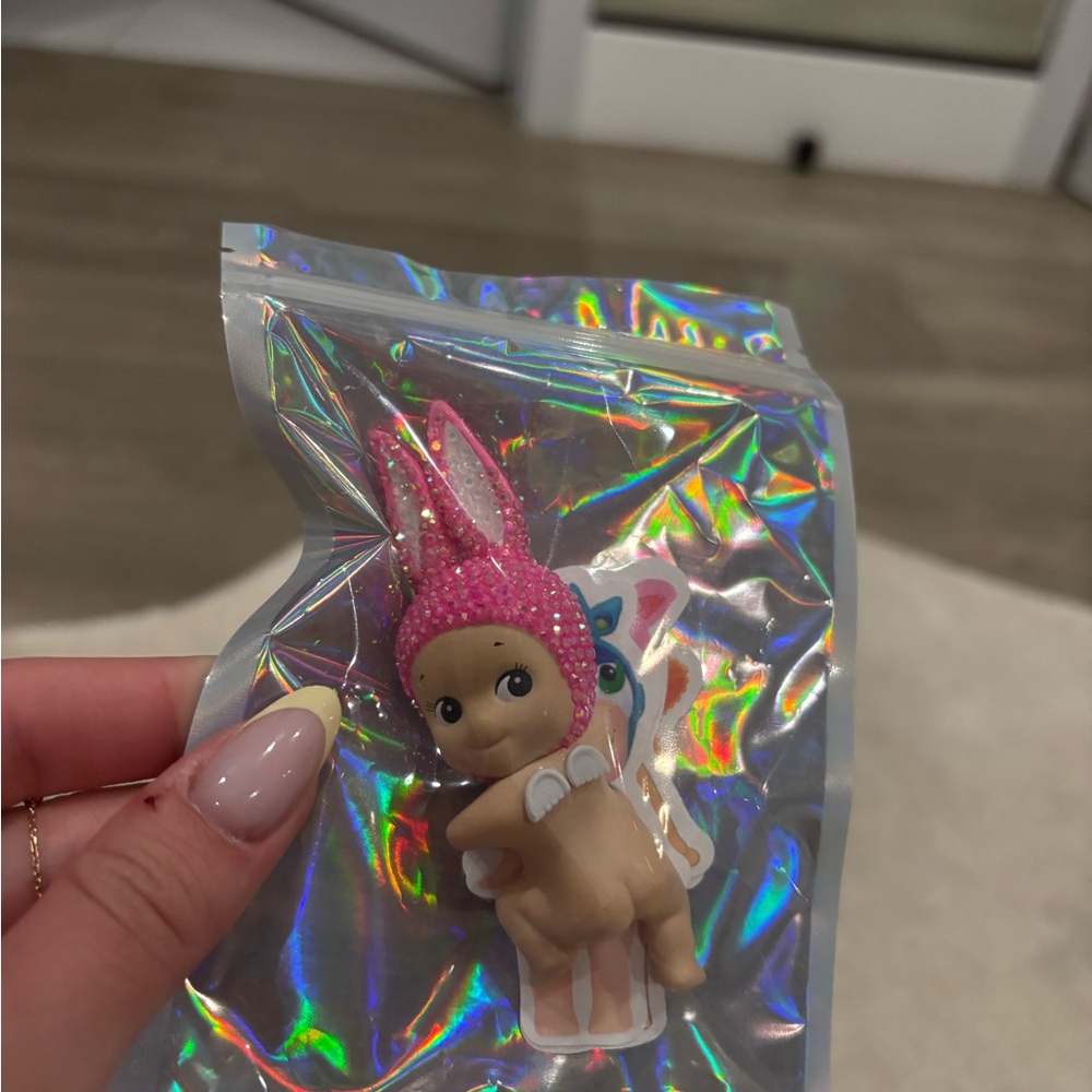 Bedazzled Sonny Angel bunny hipper